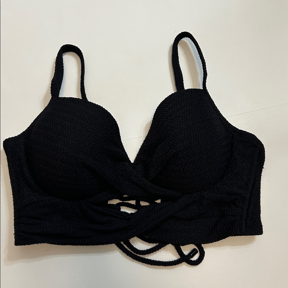 Coco Reef Black Bra  Bikini Top  Swim Wear Size 36/38 D
